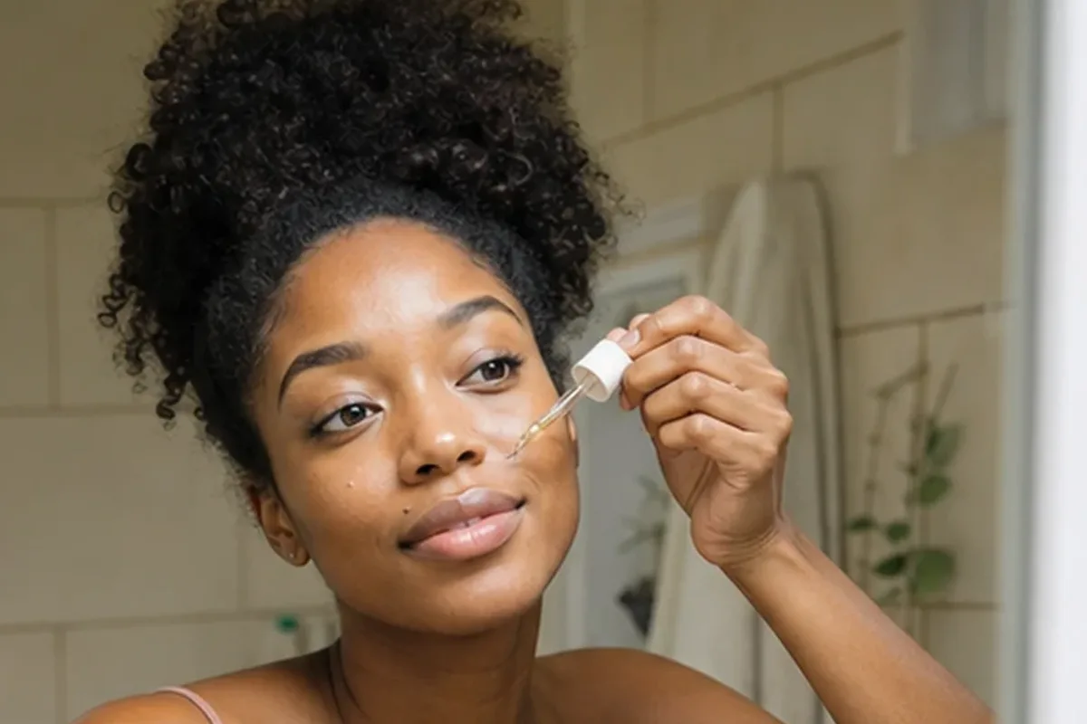 Authentische Beauty-Routine passend zum Thema Reinigungsöl für fettige Haut