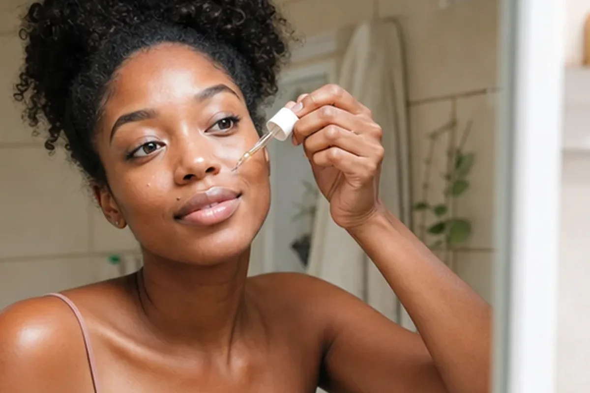 Emotionaler und authentischer Anwendungsmoment rund um Chemisches Peeling für Mischhaut