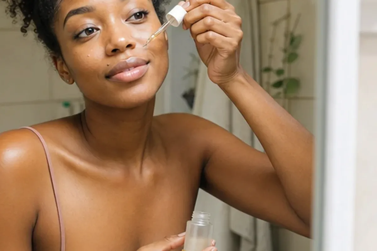 Emotionaler und authentischer Anwendungsmoment rund um Chemisches Peeling für Mischhaut