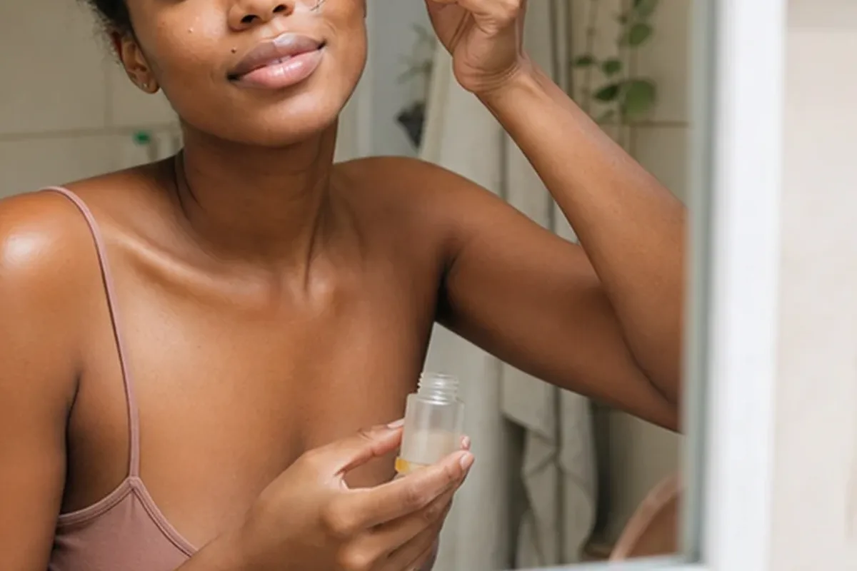 Authentische Beauty-Routine passend zum Thema Reinigungsöl für trockene Haut