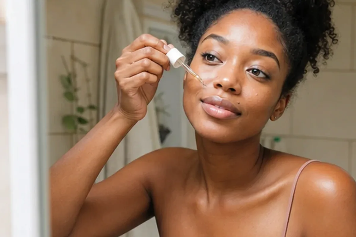 Redaktioneller Beauty-Moment zur Ausgangslage bei Gesichtsreinigung für fettige Haut