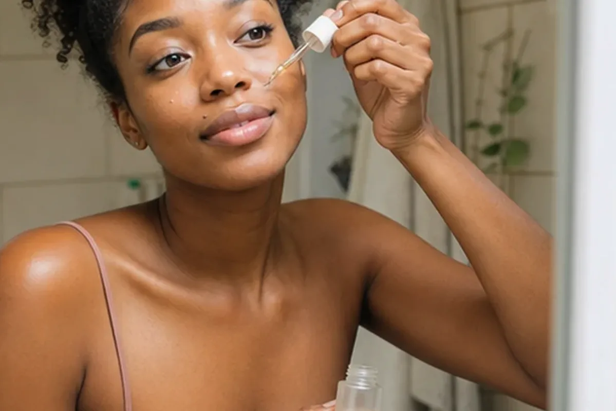 Authentischer Wohlfühlmoment passend zum Beauty-Thema Sonnenschutz bei Pigmentflecken