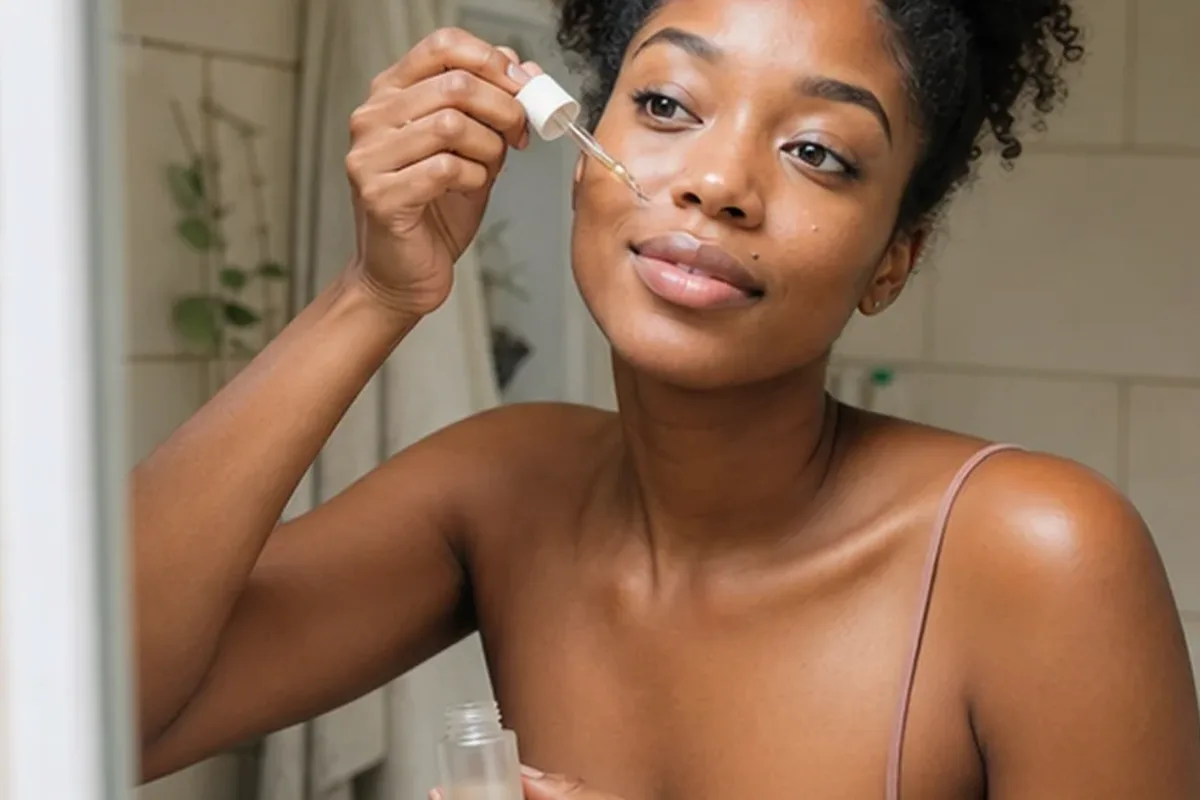 Authentische Beauty-Routine passend zum Thema Hautpflege: Routinen für morgens und abends