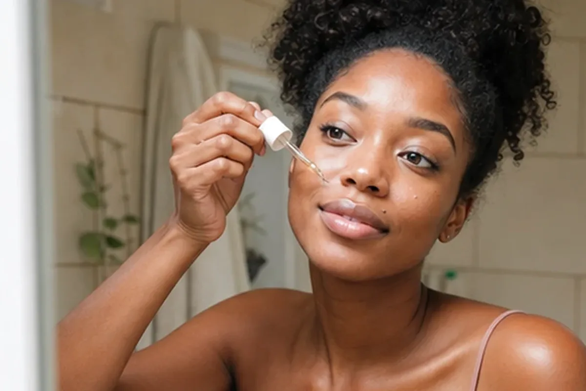 Authentische Beauty-Routine passend zum Thema Gesichtscreme für unreine Haut
