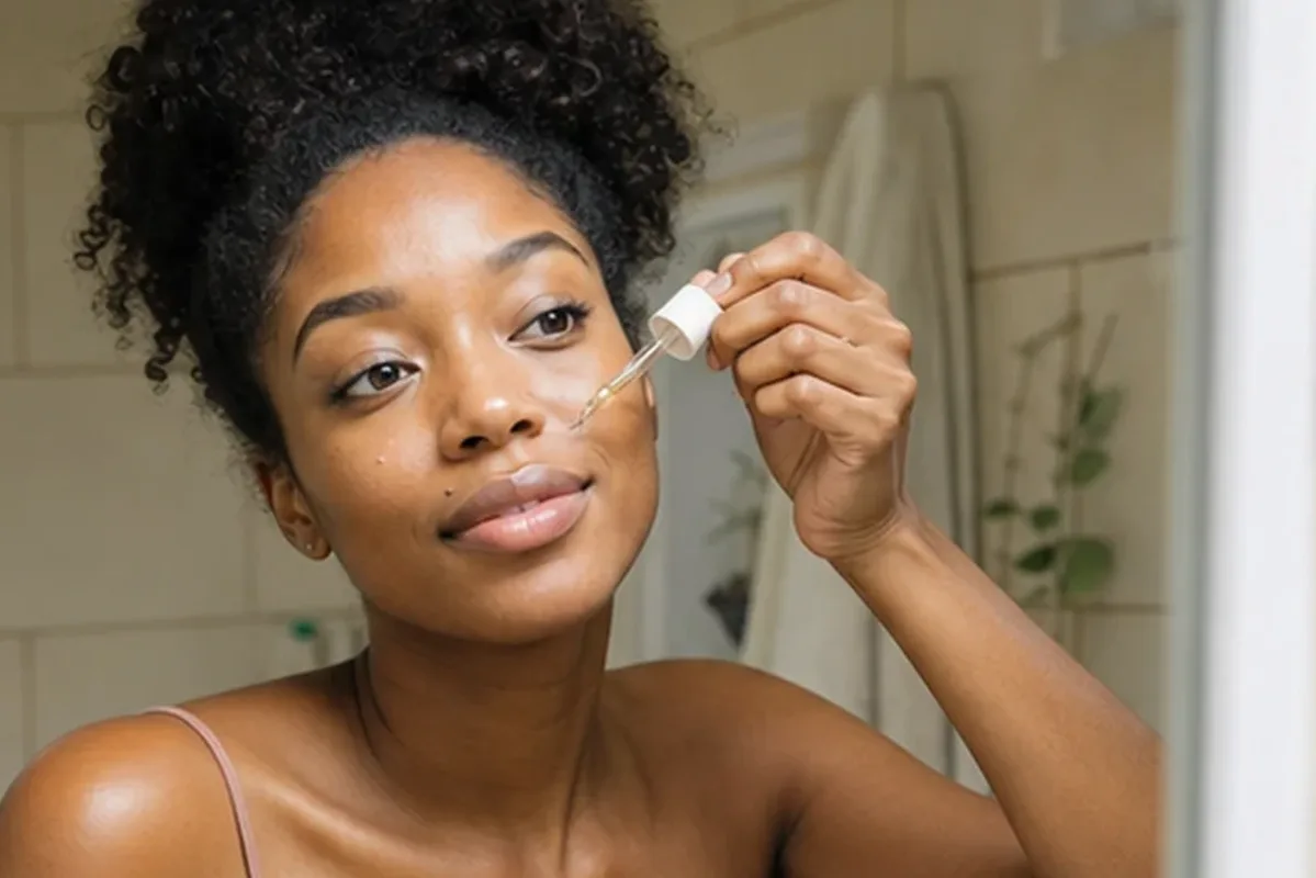 Authentische Beauty-Routine passend zum Thema Gesichtswasser für unreine Haut