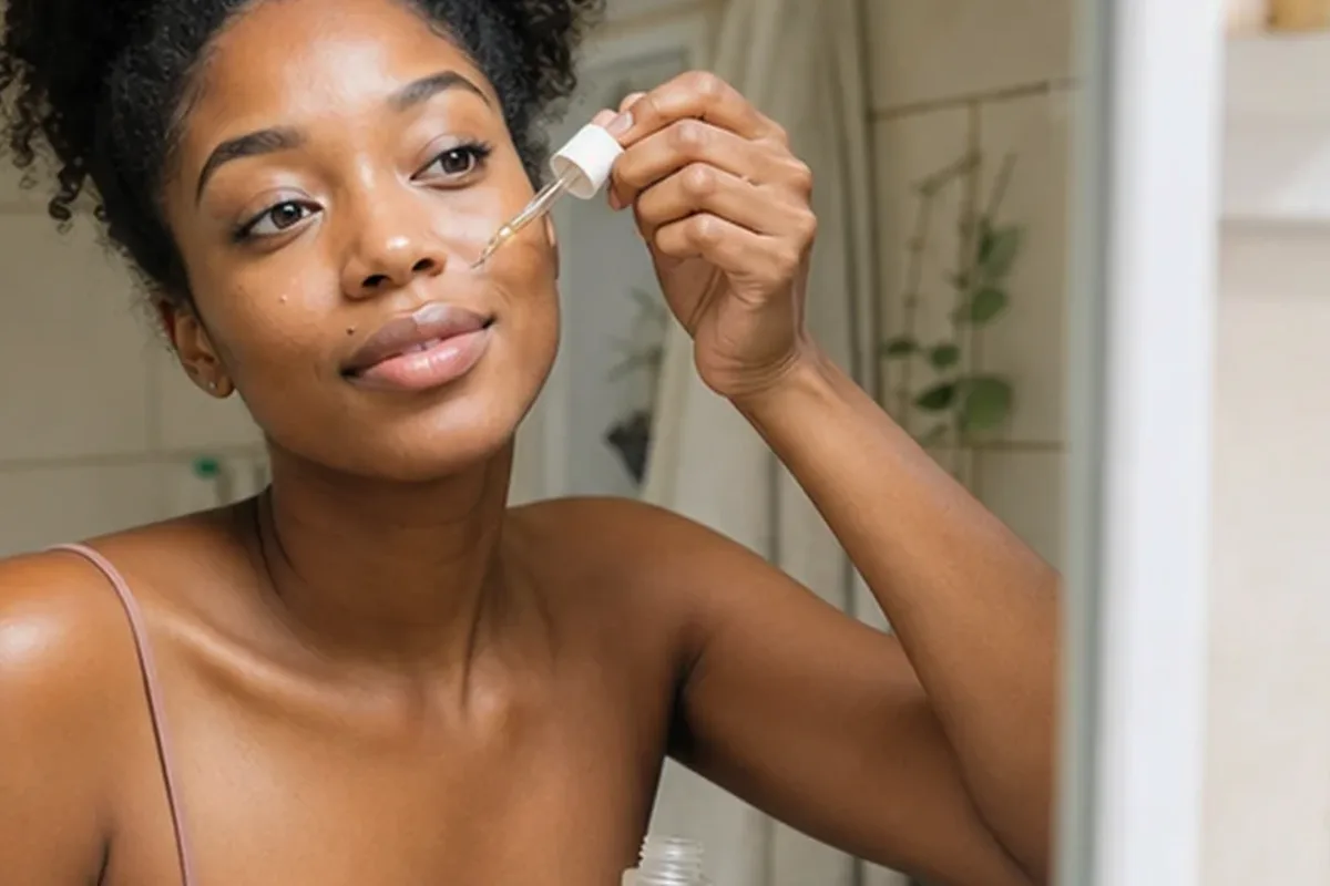 Redaktioneller Beauty-Moment zur Ausgangslage bei Gesichtsreinigung bei Rötungen