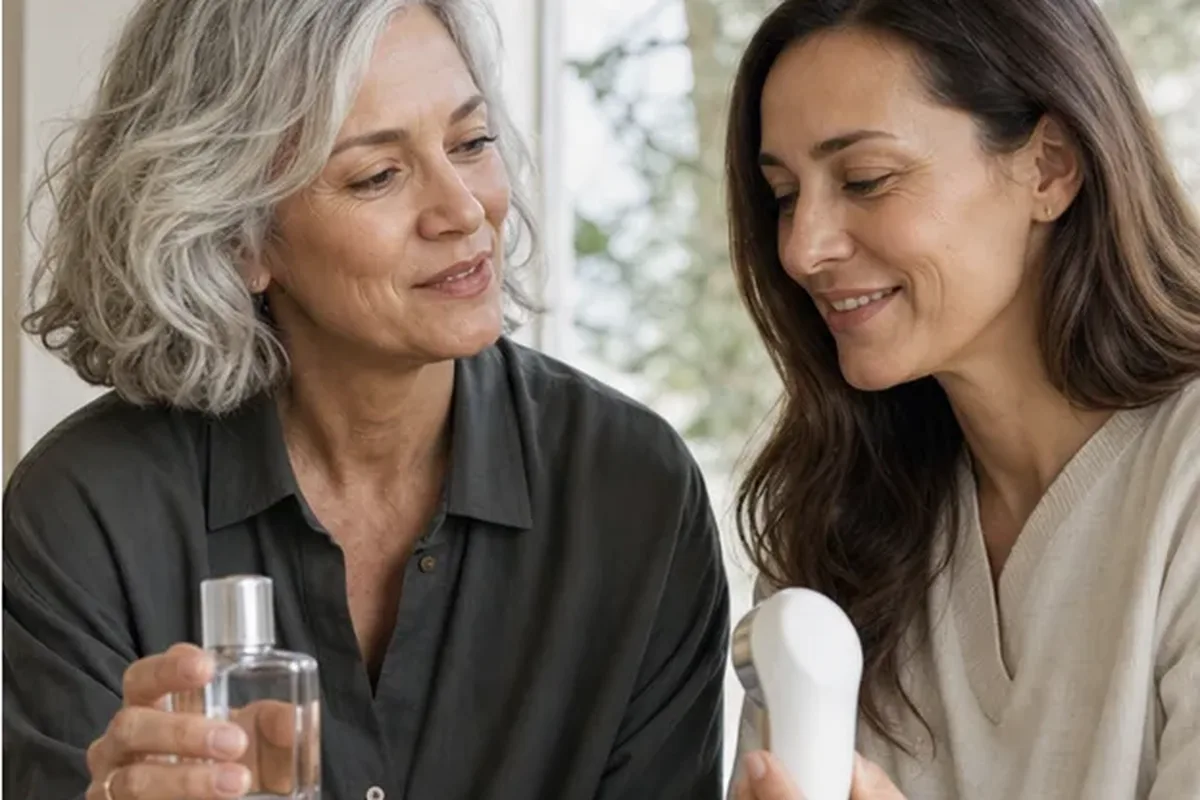 Hochwertige Beauty-Inszenierung zu Auswahlkriterien für Eau de Toilette bei warmem Wetter