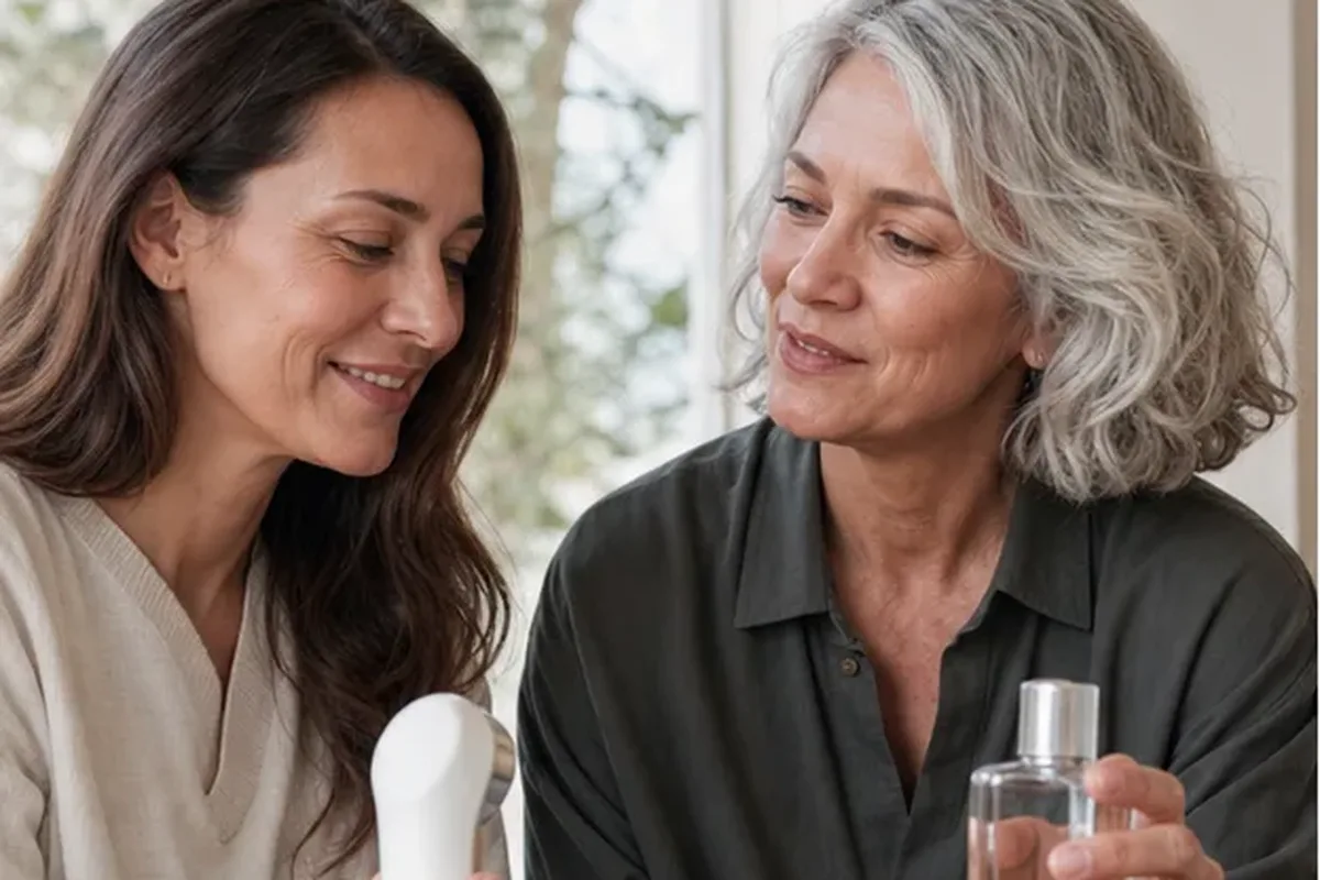 Authentischer Wohlfühlmoment passend zum Beauty-Thema Blumiger Duft mit langer Haltbarkeit