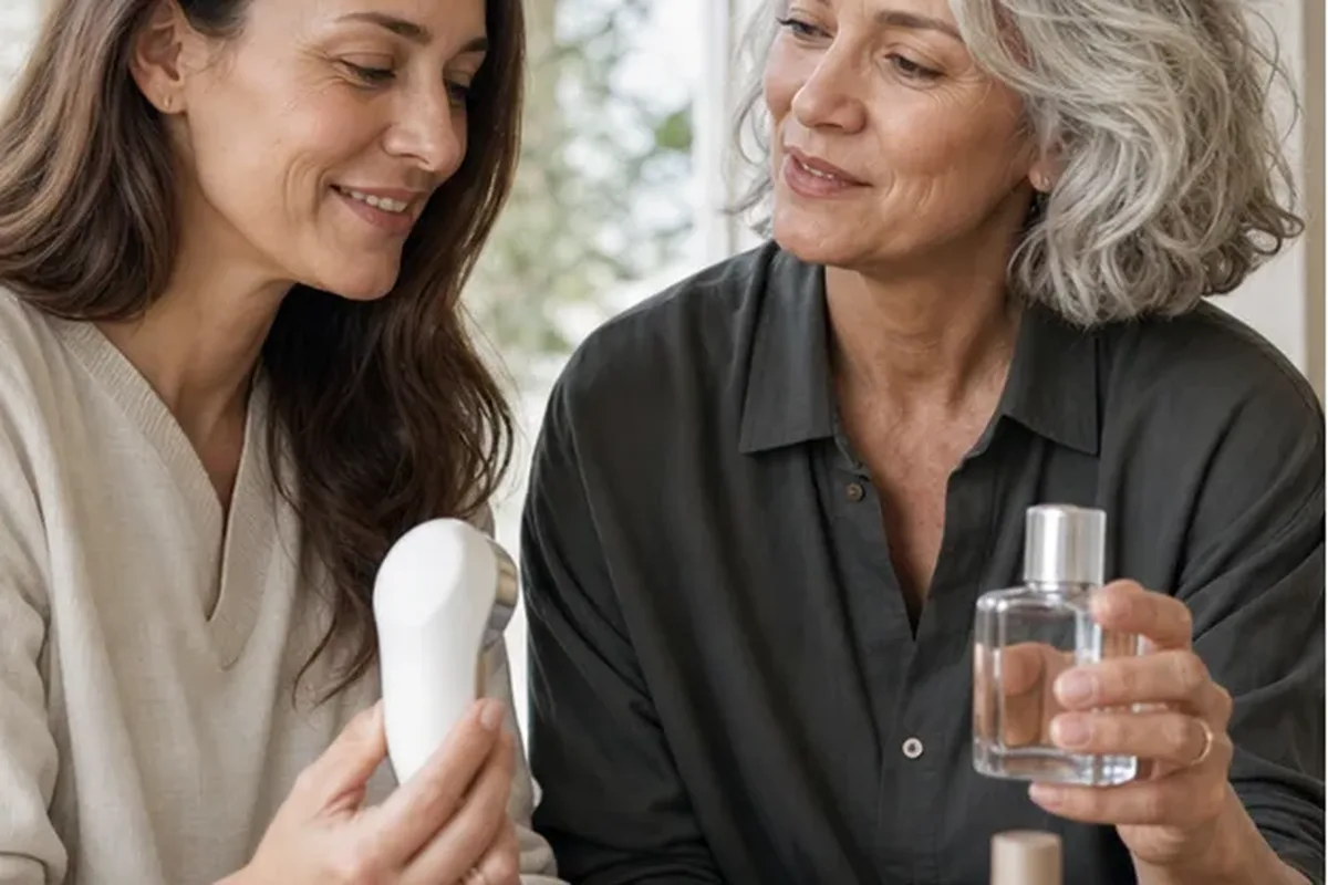 Redaktioneller Beauty-Moment zur Ausgangslage bei LED-Gesichtsmaske für empfindliche Haut