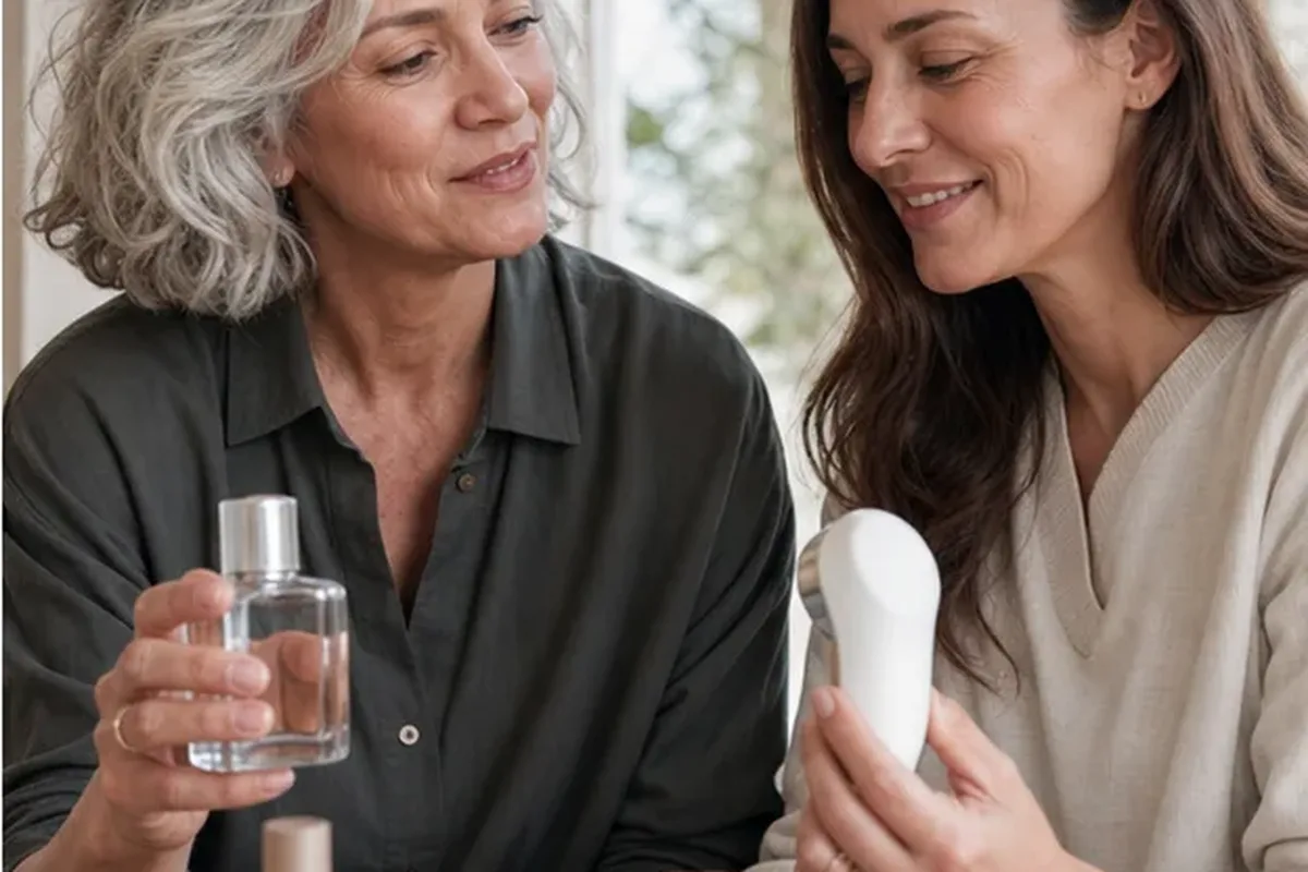 Hochwertige Beauty-Inszenierung zu Auswahlkriterien für Mikrostrom-Gerät mit Premium-Anspruch