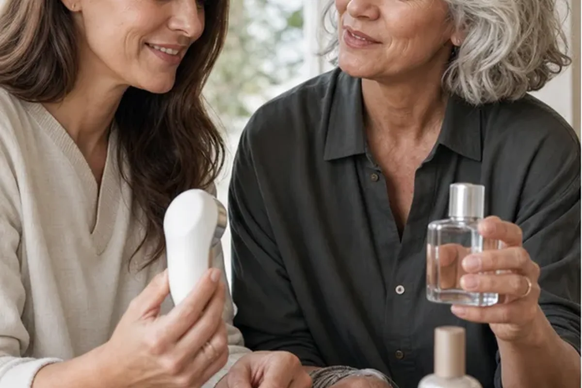 Authentischer Wohlfühlmoment passend zum Beauty-Thema Eau de Toilette für einen eleganten Stil
