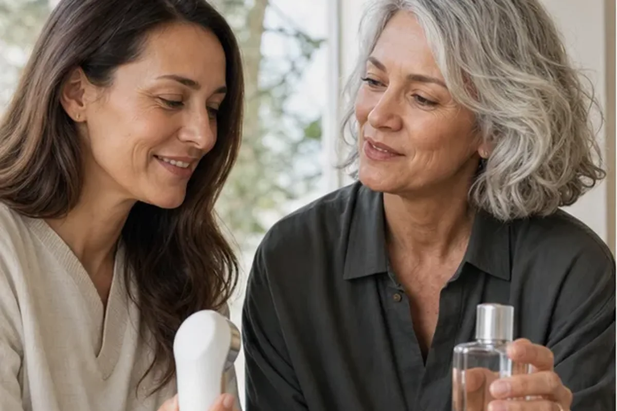 Authentische Beauty-Routine passend zum Thema Blumiger Duft für Duftanfänger