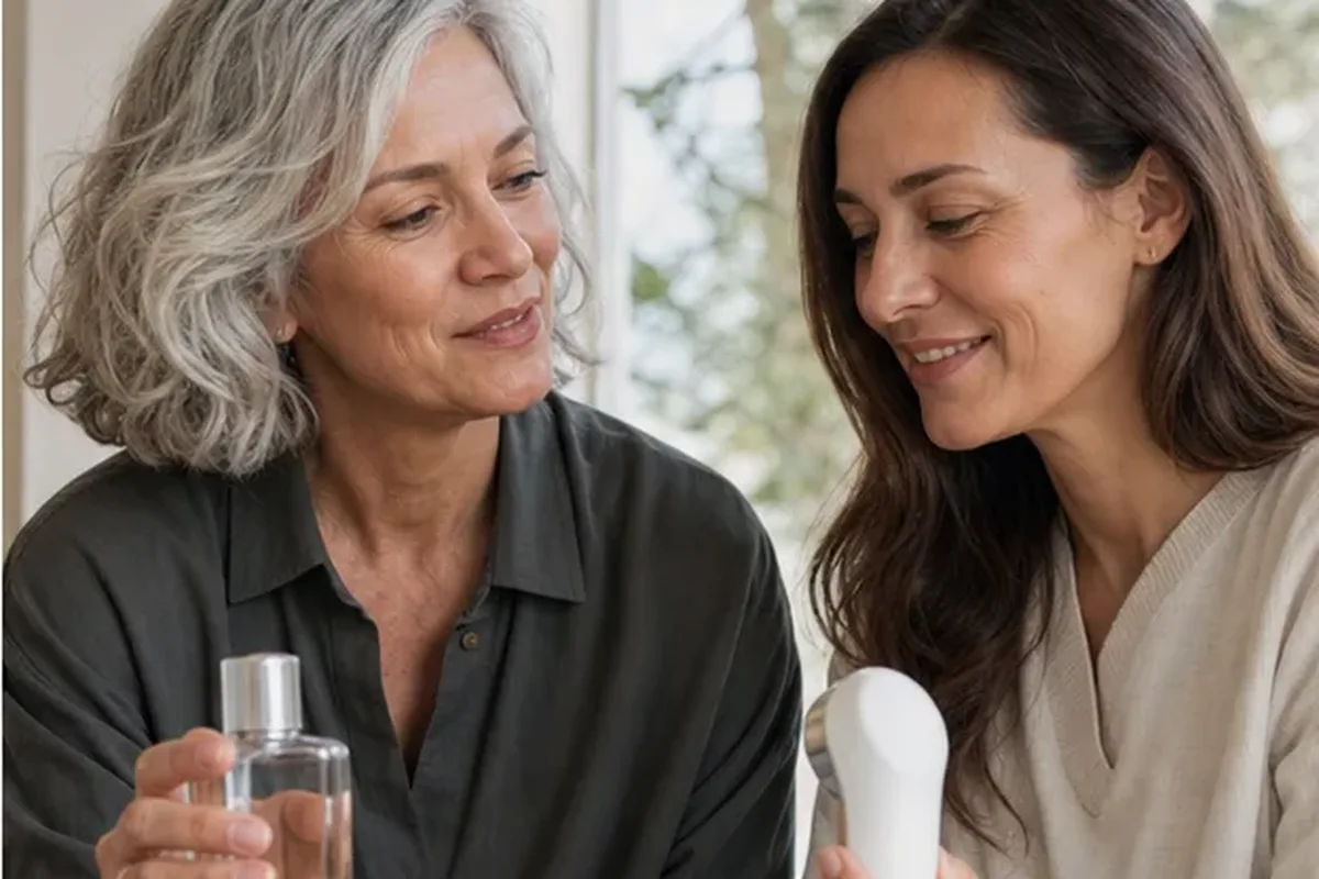 Emotionaler und authentischer Anwendungsmoment rund um Sommerparfum für Duftanfänger