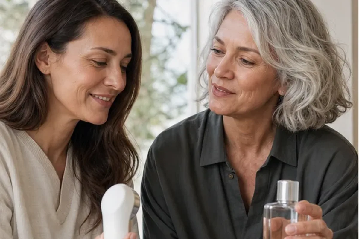 Authentischer Wohlfühlmoment passend zum Beauty-Thema Eau de Toilette für sensible Nasen