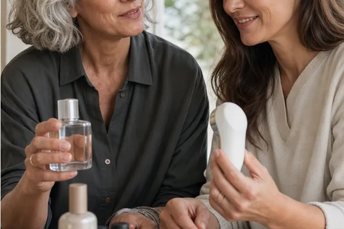Redaktioneller Beauty-Moment zur Ausgangslage bei Moschusduft bei kaltem Wetter