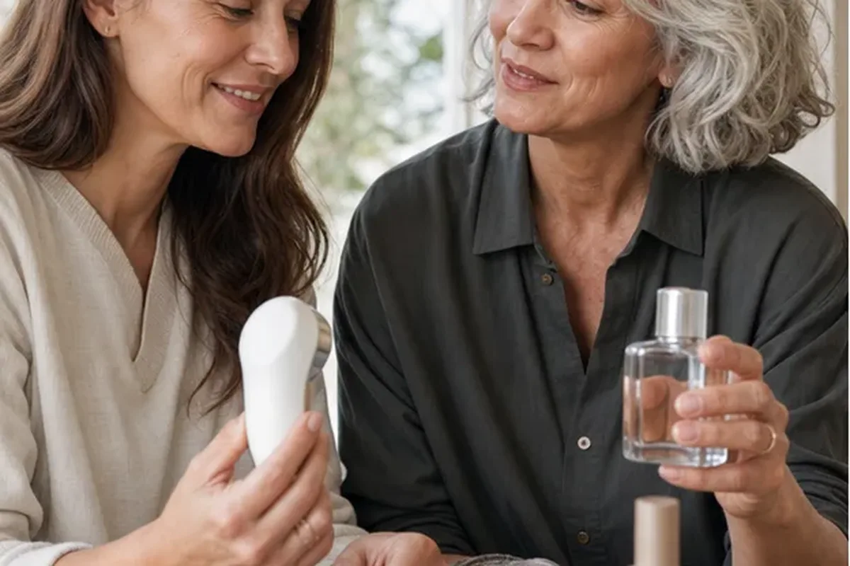 Hochwertige Beauty-Inszenierung zu Auswahlkriterien für Moschusduft bei kaltem Wetter