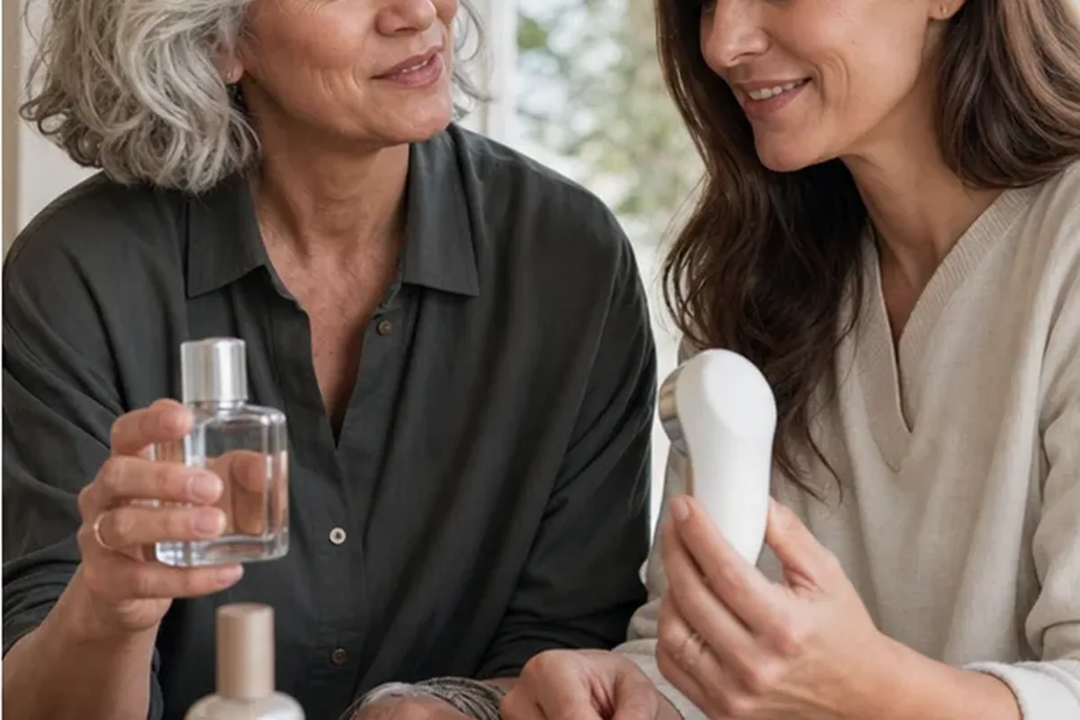 Authentische Beauty-Routine passend zum Thema Gesichtssauna für Anfänger