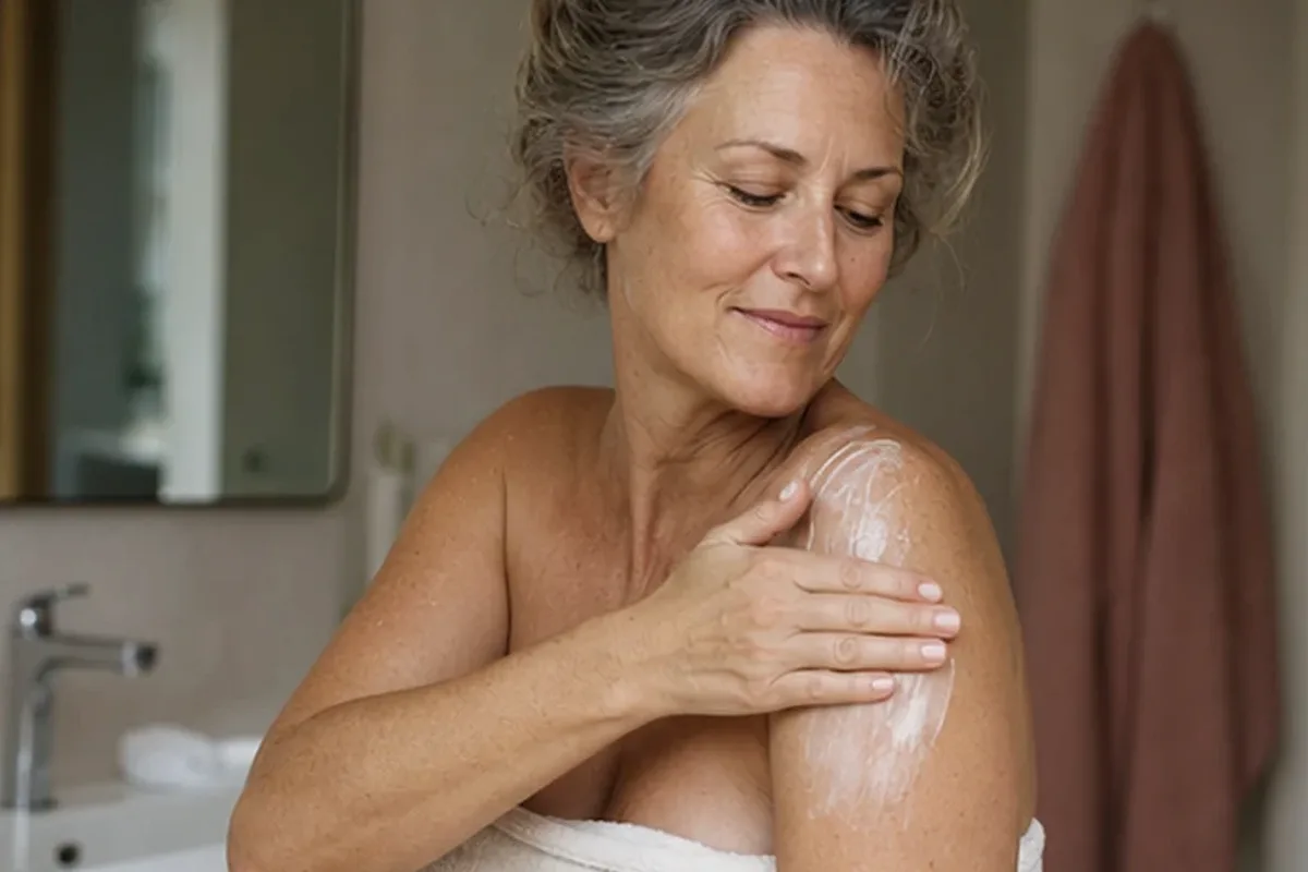 Authentische Beauty-Routine passend zum Thema Body Butter bei Keratosis pilaris