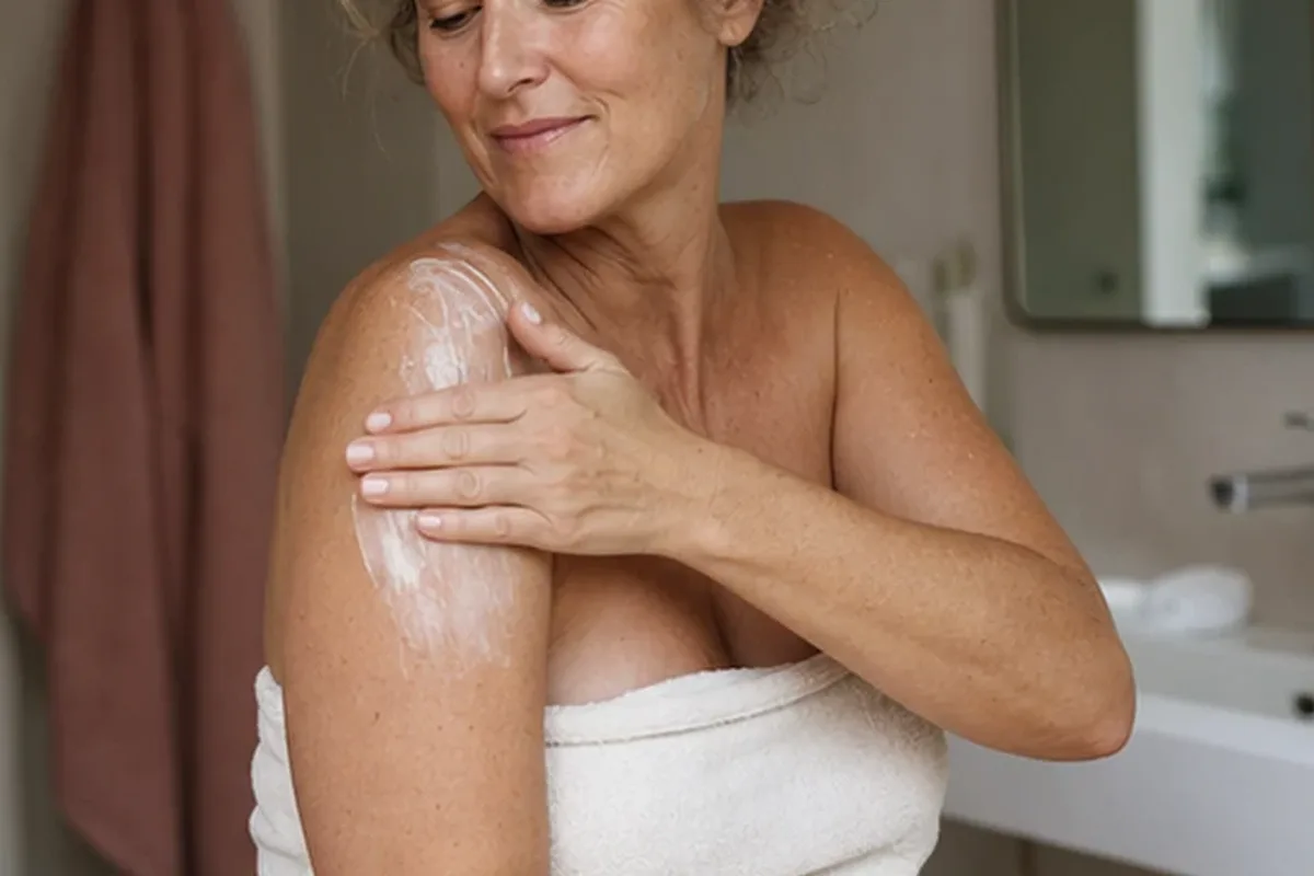 Authentische Beauty-Routine passend zum Thema Duschöl für empfindliche Haut