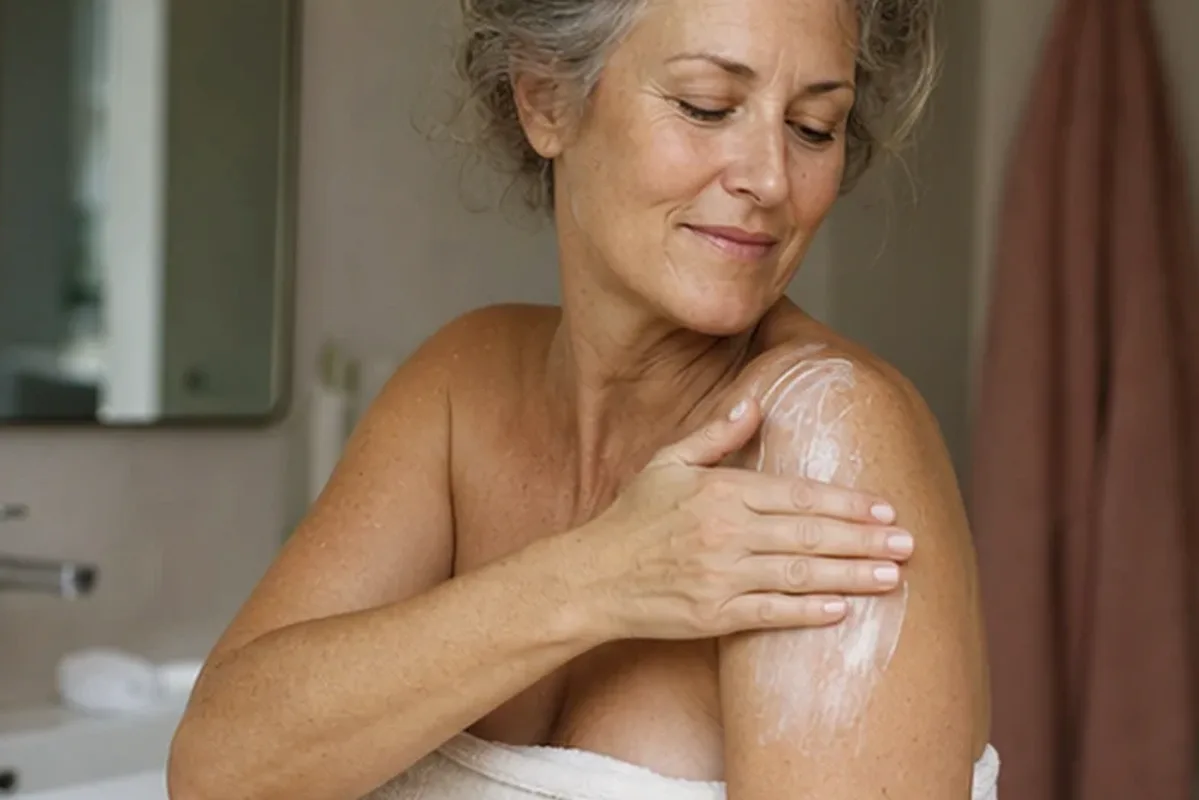 Authentischer Wohlfühlmoment passend zum Beauty-Thema Deodorant bei starkem Schwitzen