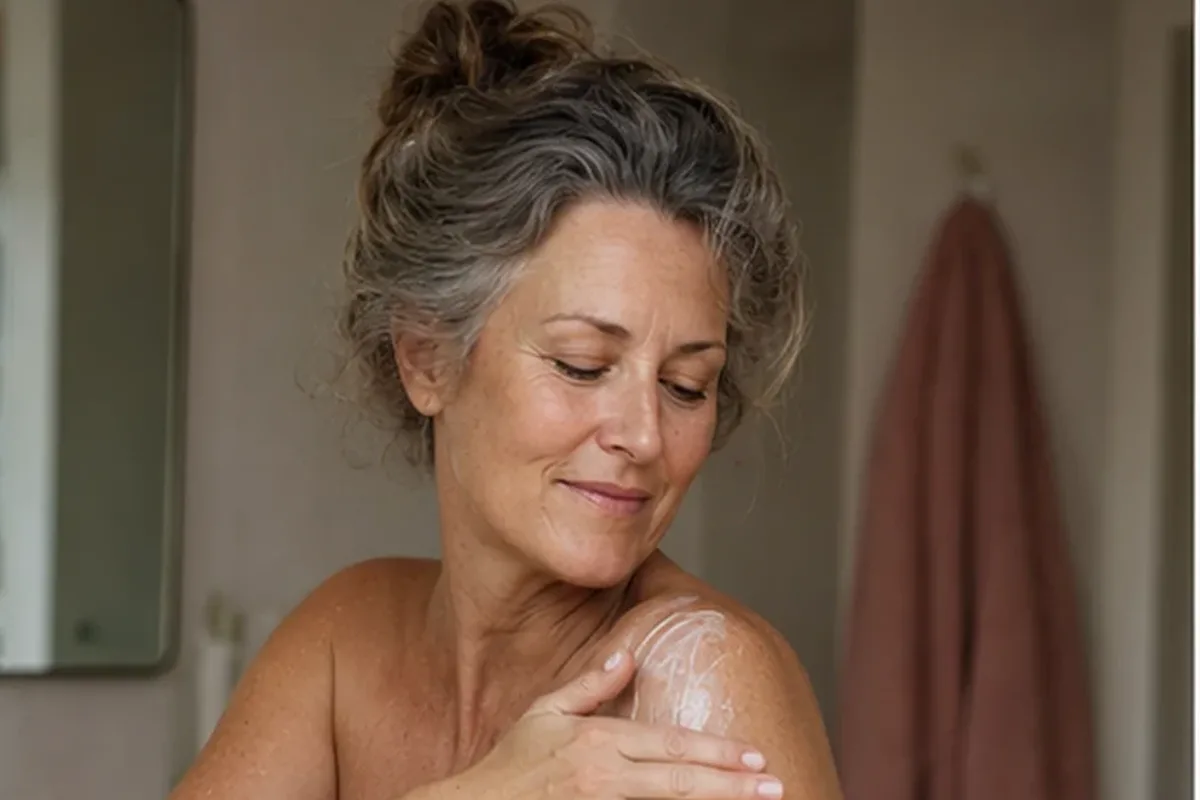 Authentischer Wohlfühlmoment passend zum Beauty-Thema Deodorant bei starkem Schwitzen