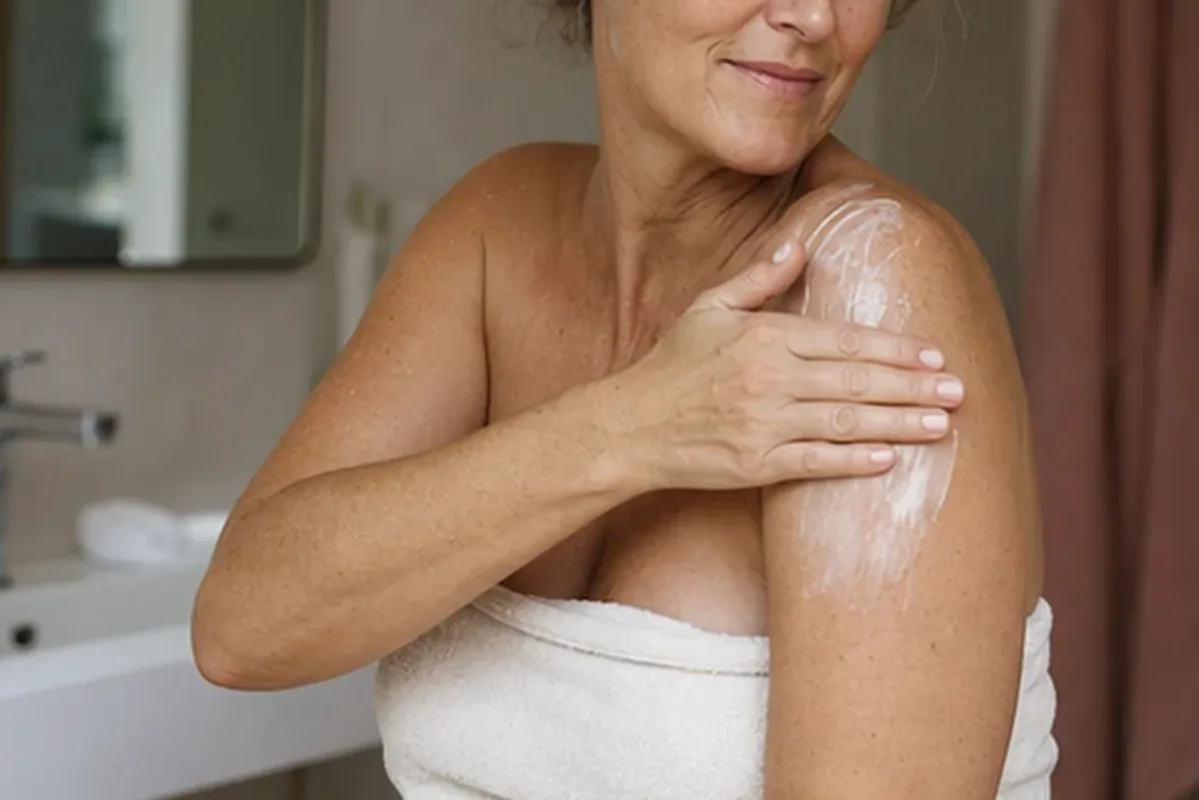 Hochwertige Beauty-Inszenierung zu Auswahlkriterien für Duschgel für trockene Haut