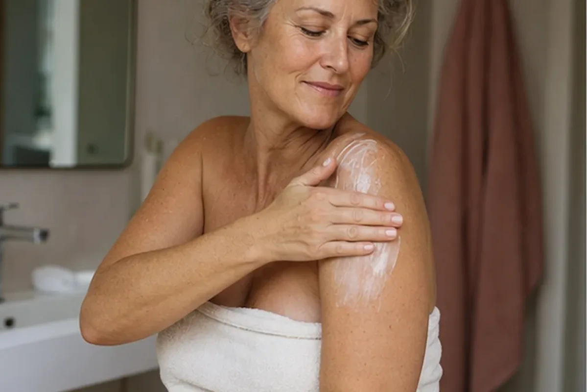 Authentische Beauty-Routine passend zum Thema Körperlotion für empfindliche Haut