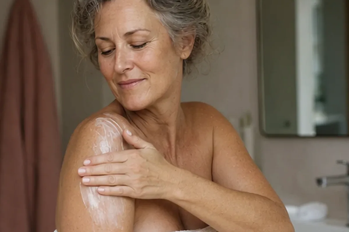 Hochwertige Beauty-Inszenierung zu Auswahlkriterien für Selbstbräuner für empfindliche Haut