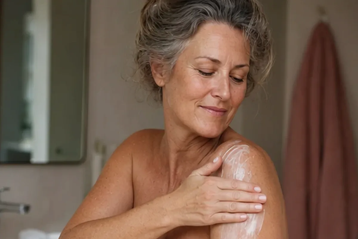 Redaktioneller Beauty-Moment zur Ausgangslage bei Körperöl für raue Haut