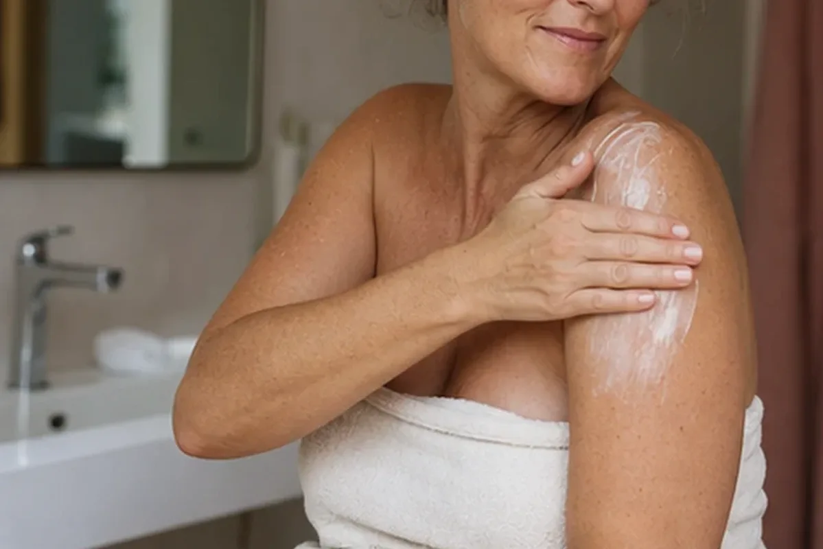 Authentischer Wohlfühlmoment passend zum Beauty-Thema Deodorant bei starkem Schwitzen