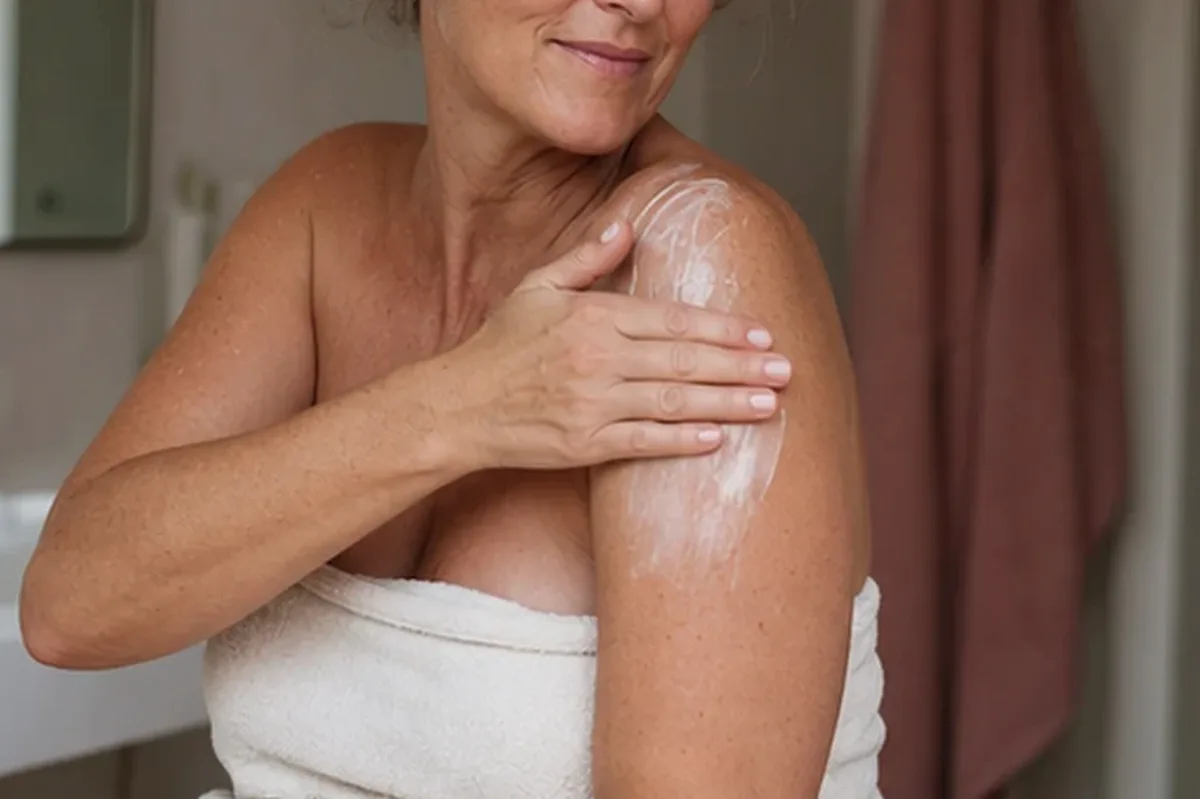 Authentische Beauty-Routine passend zum Thema Körperpeeling für empfindliche Haut
