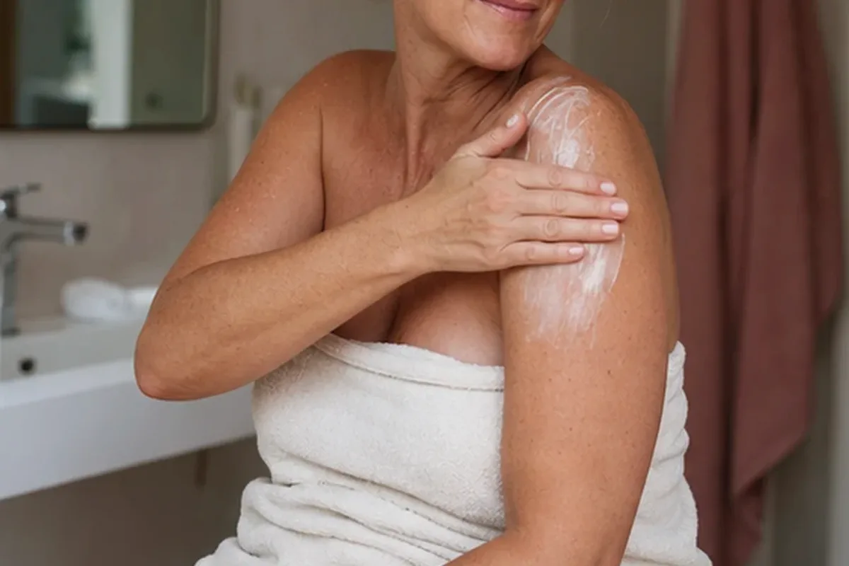 Authentischer Wohlfühlmoment passend zum Beauty-Thema Nagelöl für trockene Haut