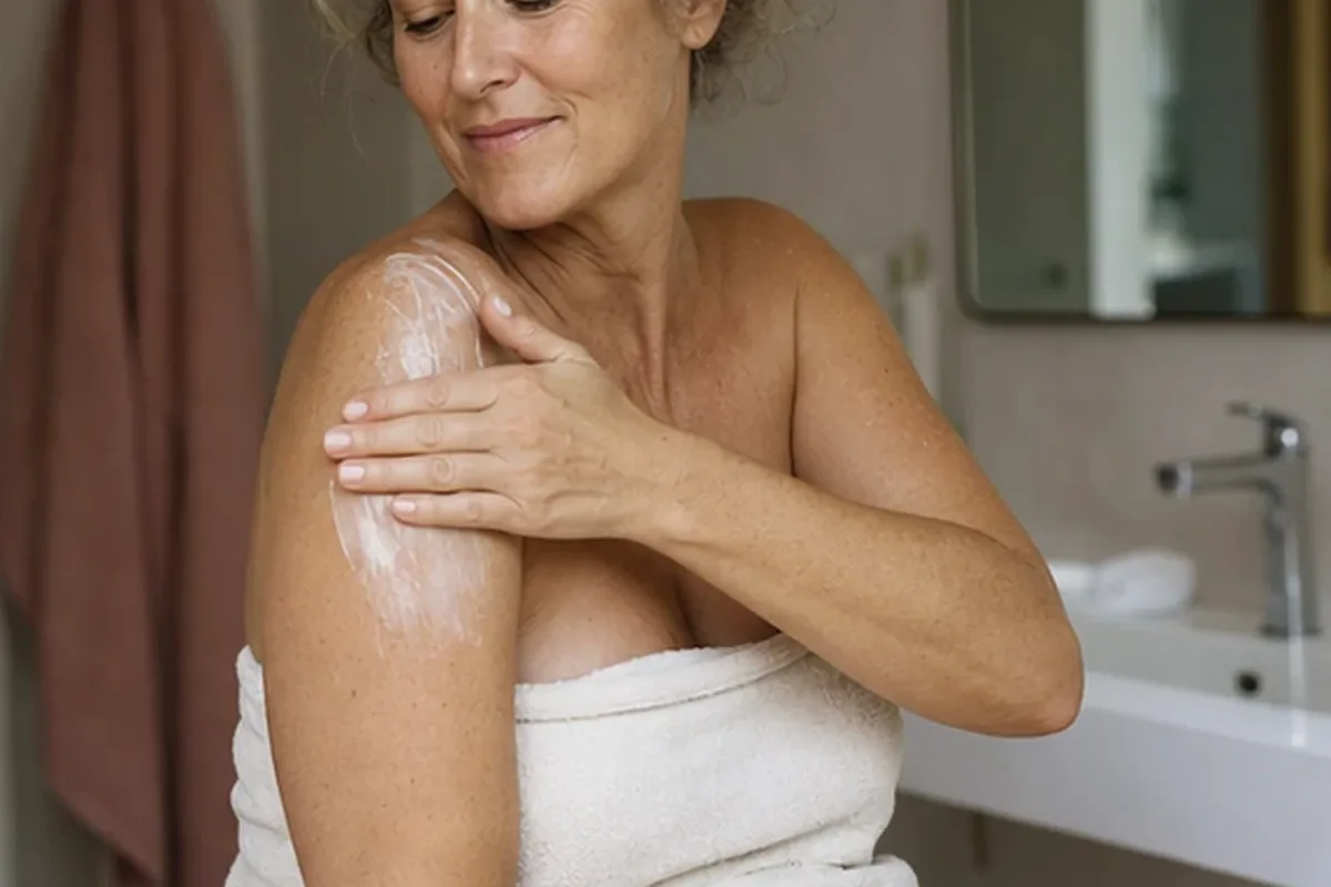 Redaktioneller Beauty-Moment zur Ausgangslage bei Duschgel für raue Haut