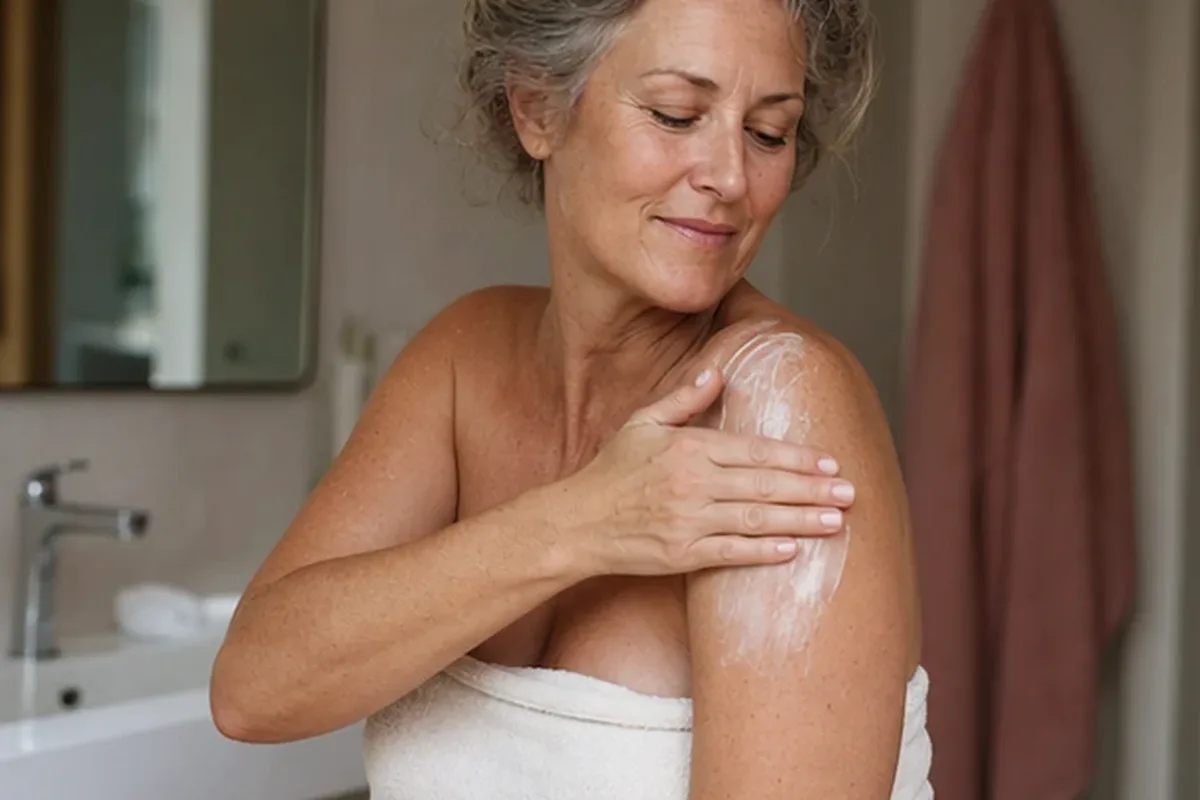 Authentische Beauty-Routine passend zum Thema Duschöl für empfindliche Haut