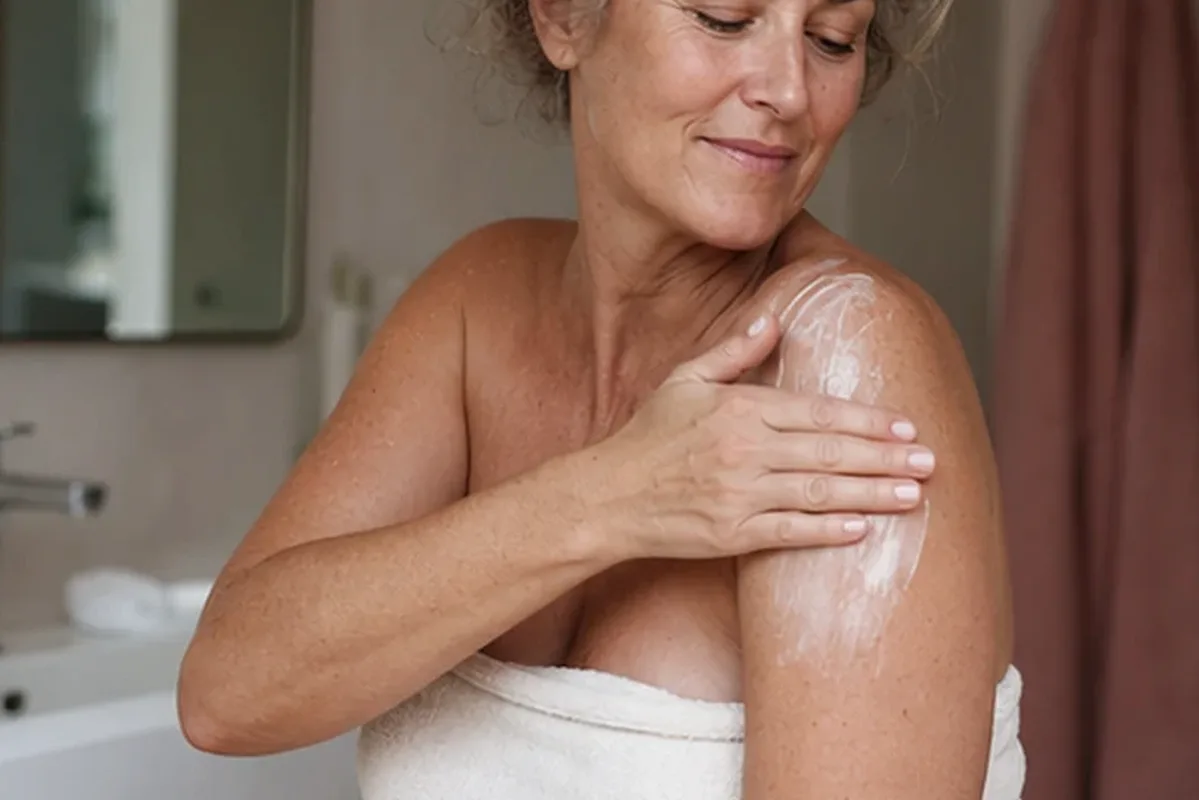 Authentischer Wohlfühlmoment passend zum Beauty-Thema Selbstbräuner für müde Füße