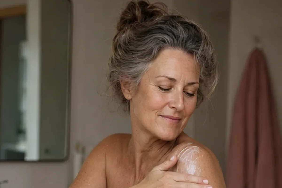 Redaktioneller Beauty-Moment zur Ausgangslage bei Duschgel bei brüchigen Nägeln