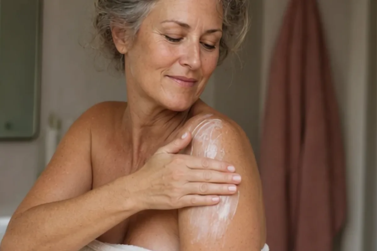 Authentischer Wohlfühlmoment passend zum Beauty-Thema After-Sun-Pflege für müde Füße