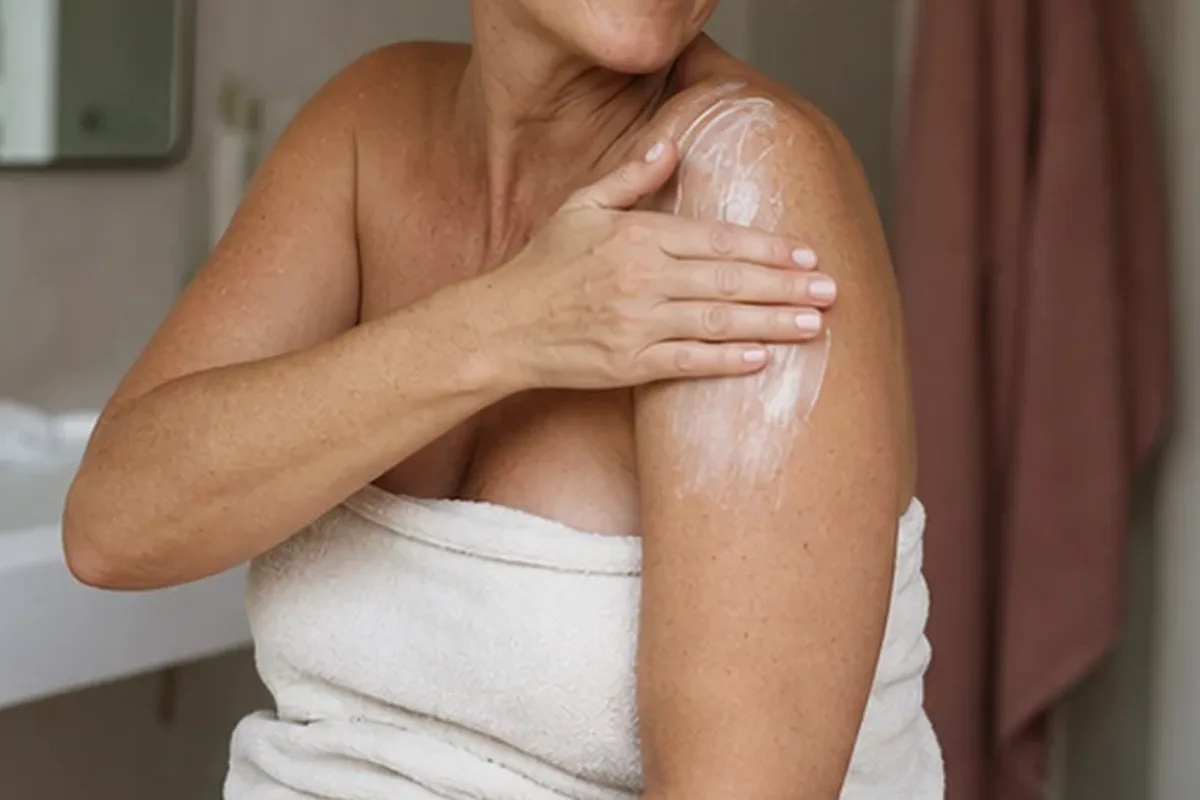 Authentische Beauty-Routine passend zum Thema Duschöl bei brüchigen Nägeln