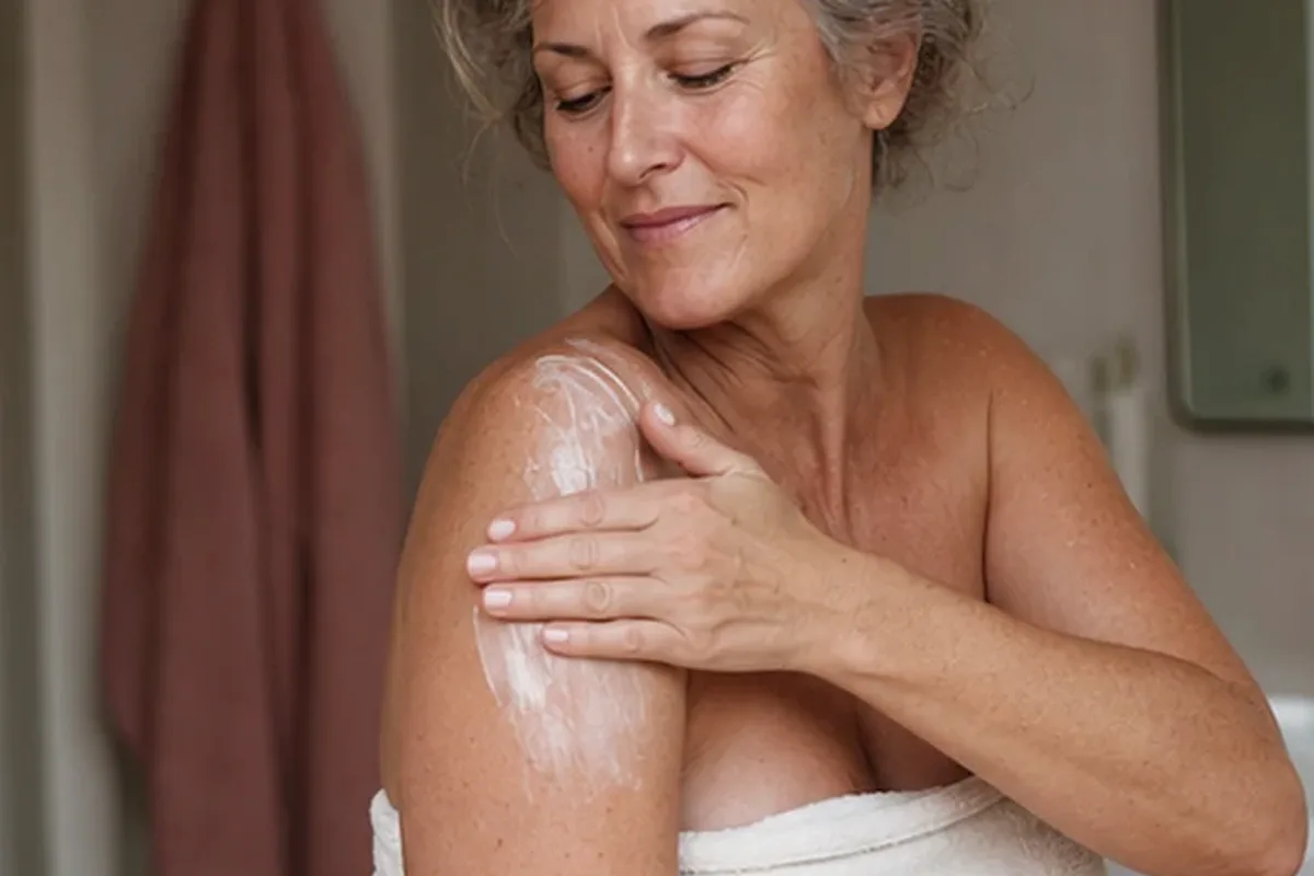 Emotionaler und authentischer Anwendungsmoment rund um Deodorant für empfindliche Haut