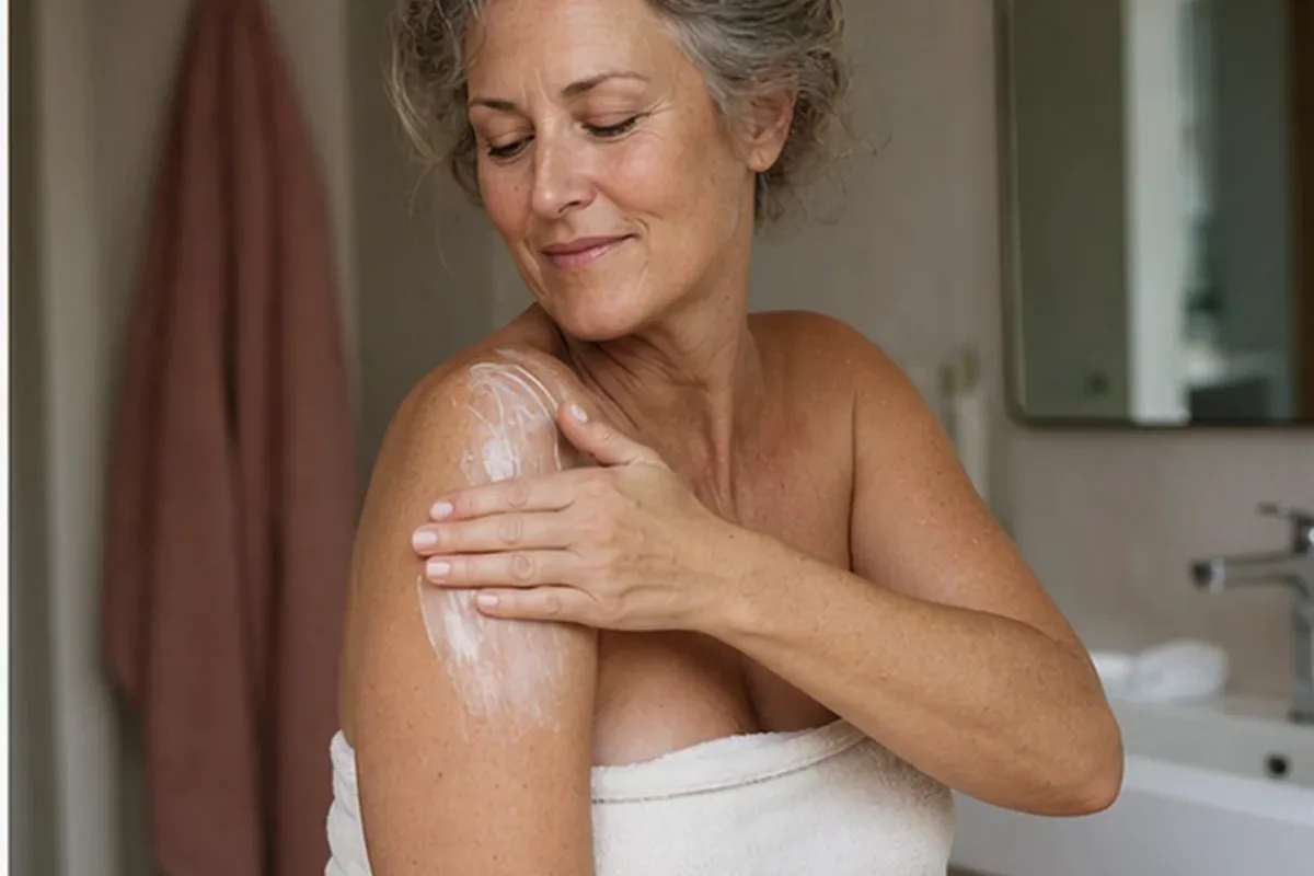 Authentische Beauty-Routine passend zum Thema After-Sun-Pflege bei brüchigen Nägeln