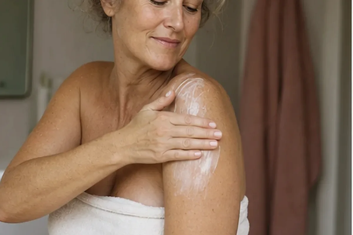 Authentische Beauty-Routine passend zum Thema Intimpflege für trockene Haut
