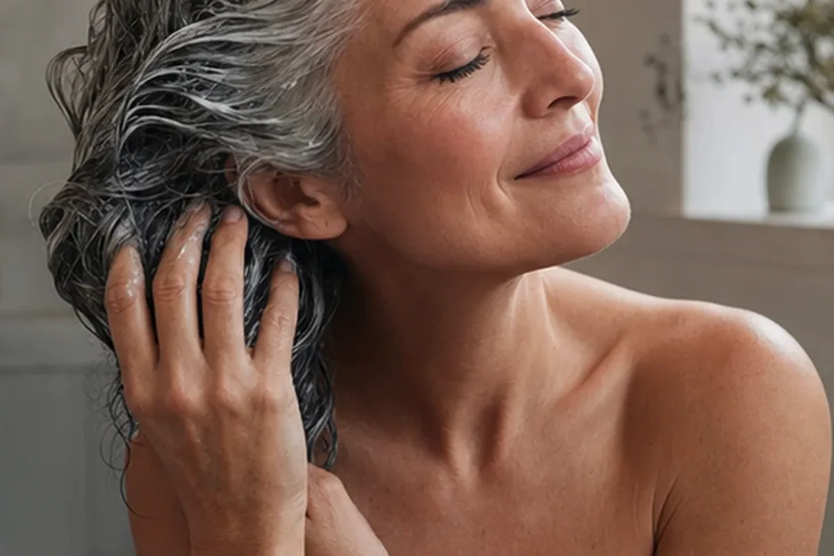 Redaktioneller Beauty-Moment zur Ausgangslage bei Volumenspray für feines Haar