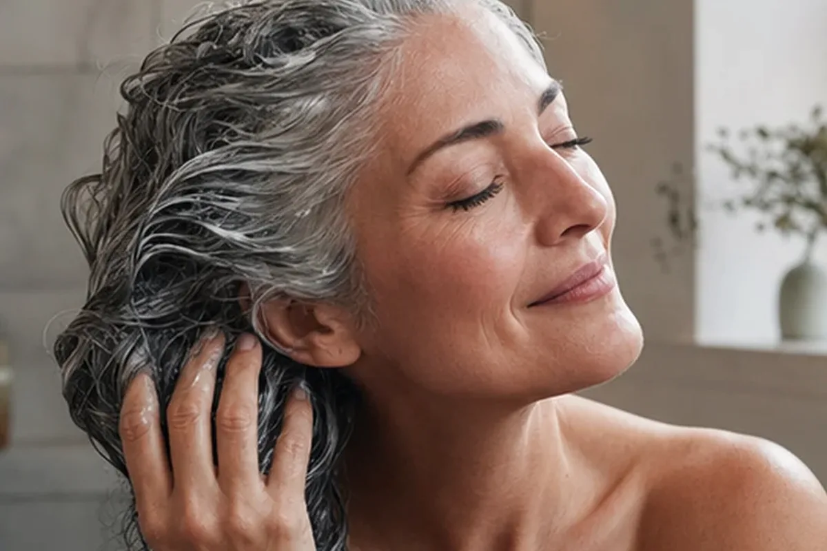 Redaktioneller Beauty-Moment zur Ausgangslage bei Hitzeschutz für empfindliche Kopfhaut