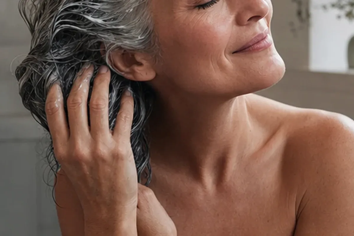 Authentische Beauty-Routine passend zum Thema Anti-Frizz-Pflege für trockenes Haar