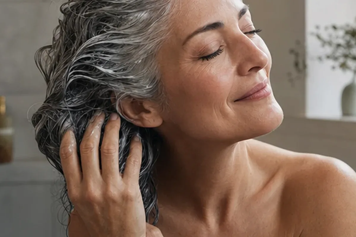 Redaktionelle Detailaufnahme zur Orientierung bei Lockencreme für trockenes Haar