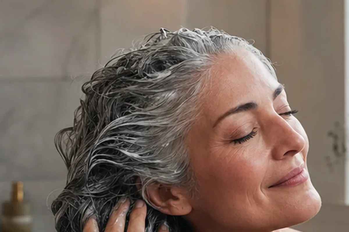 Authentische Beauty-Routine passend zum Thema Hitzeschutz für feines Haar