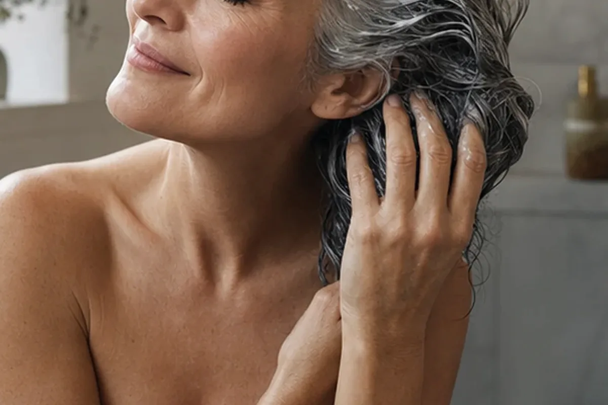 Hochwertige Beauty-Inszenierung zu Auswahlkriterien für Conditioner für trockenes Haar