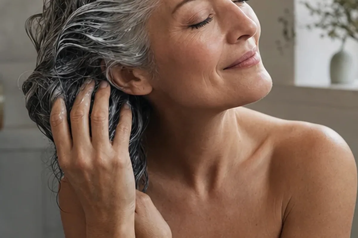 Redaktioneller Beauty-Moment zur Ausgangslage bei Trockenshampoo für strapaziertes Haar