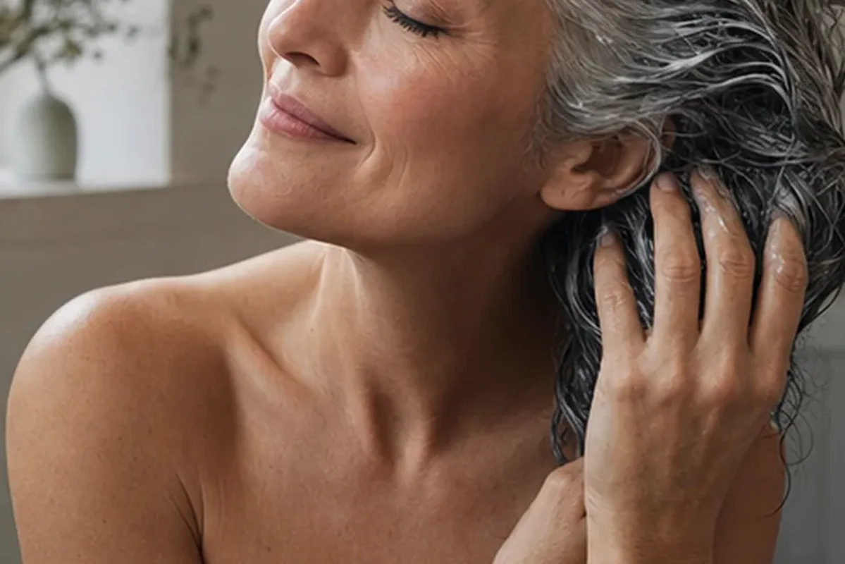 Hochwertige Beauty-Inszenierung zu Auswahlkriterien für Conditioner für lockiges Haar