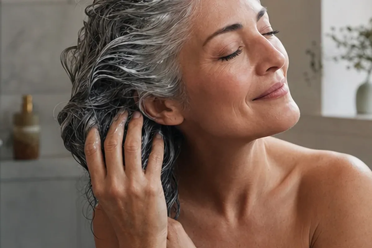 Hochwertige Beauty-Inszenierung zu Auswahlkriterien für Haaröl für empfindliche Kopfhaut